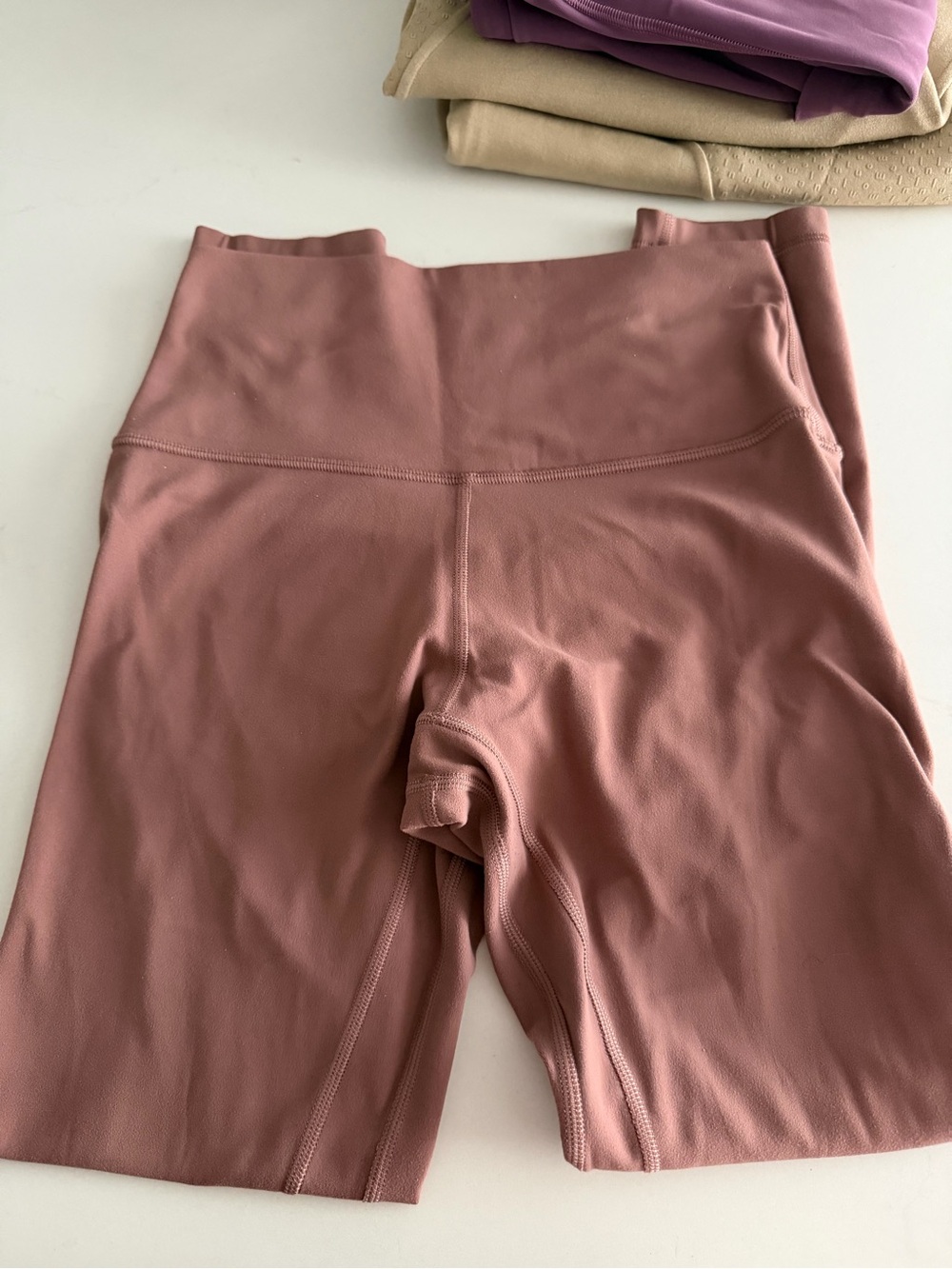 Lululemon Align Pant II 25" leggings in Red Dust Mauve